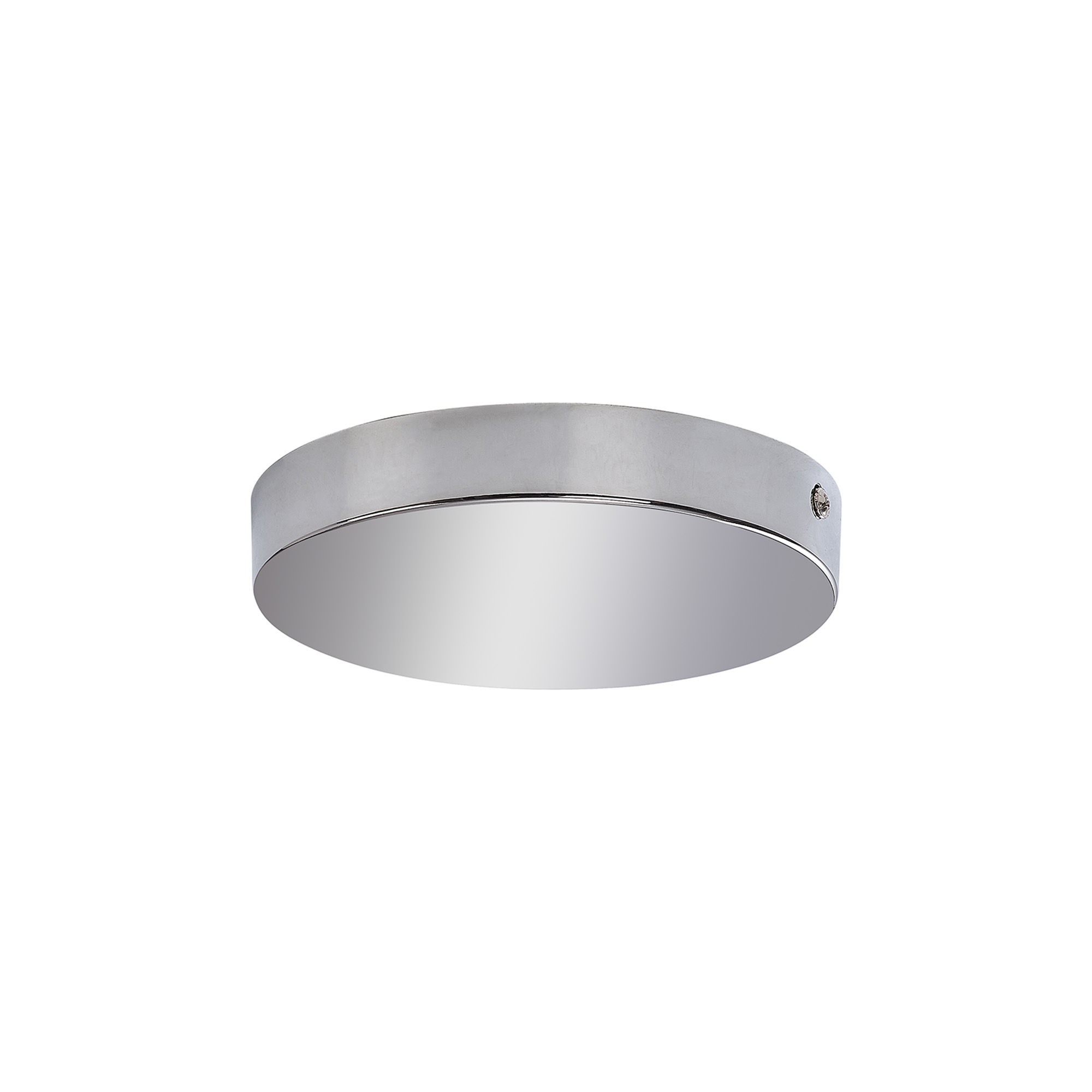 D0828CH/NH  Hayes No Hole 15cm Round Ceiling Plate Polished Chrome